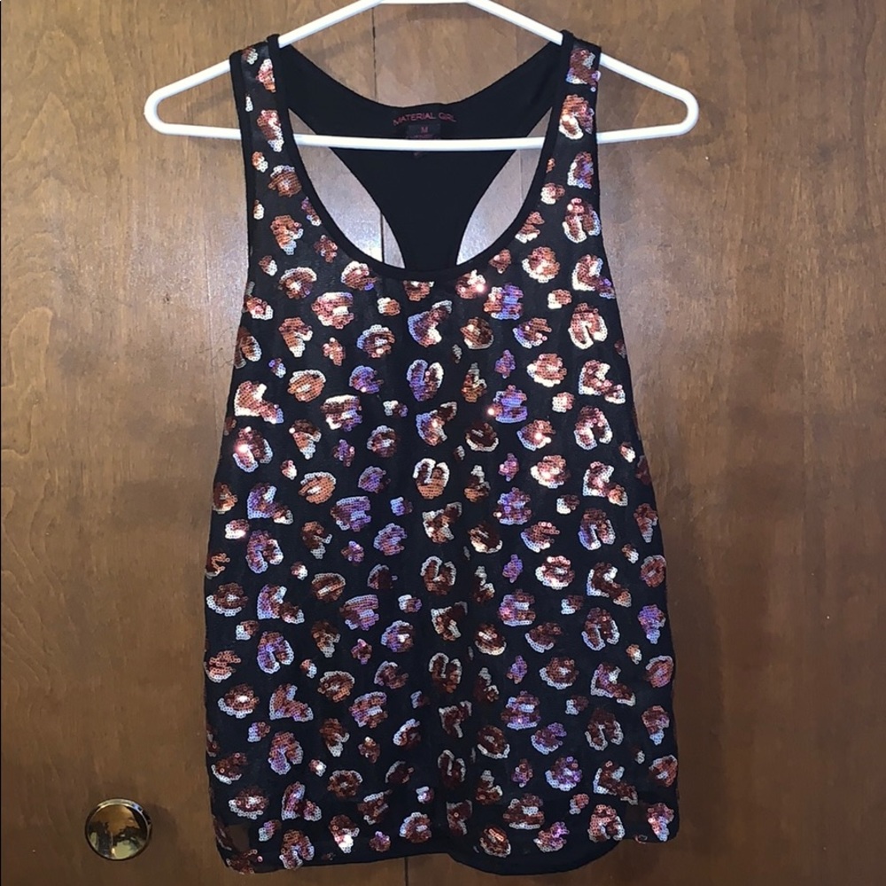 Glittery tank top